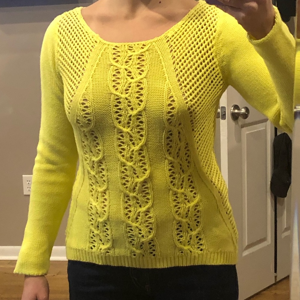 Yellow sweater